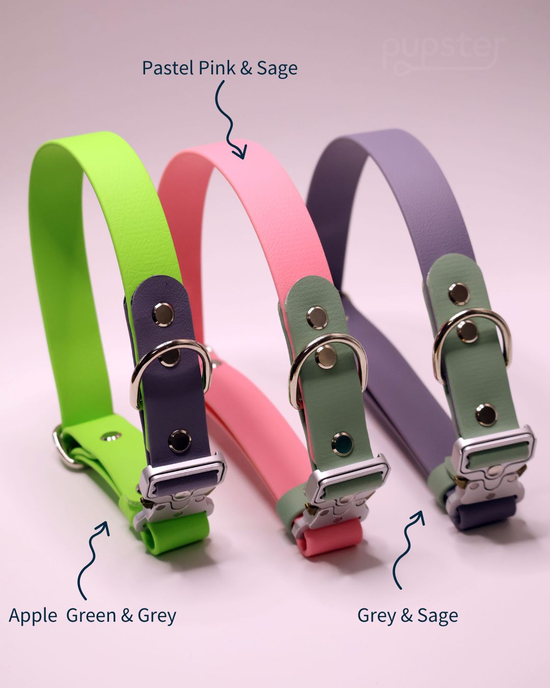 Zgarzi pentru catei, rezista la apa si are inchidere  quick release