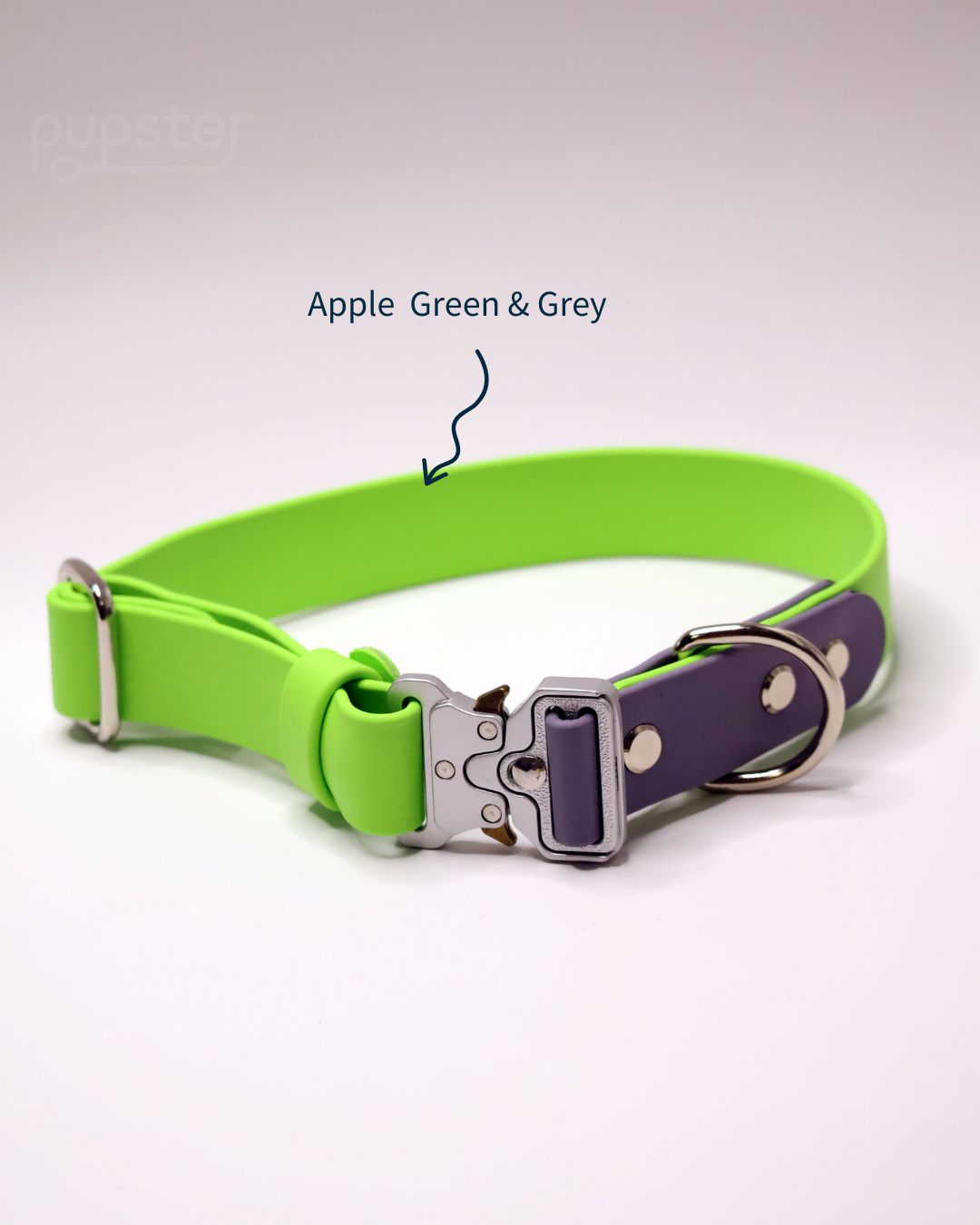 Inchidere de tip cobra pentru zgarda facuta din Biothane