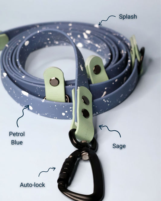 Carabina auto-blocanta pe o lesa din biothane